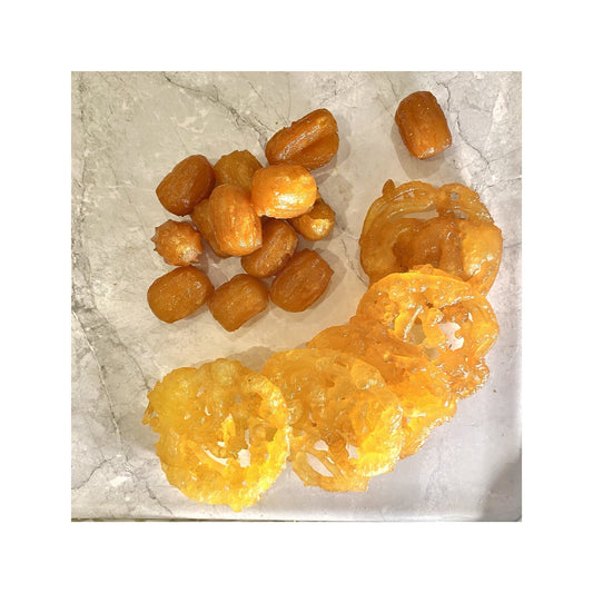 Fried sweets with Saffron and Rose Water (Zoolbia Bamieh) ~400gr