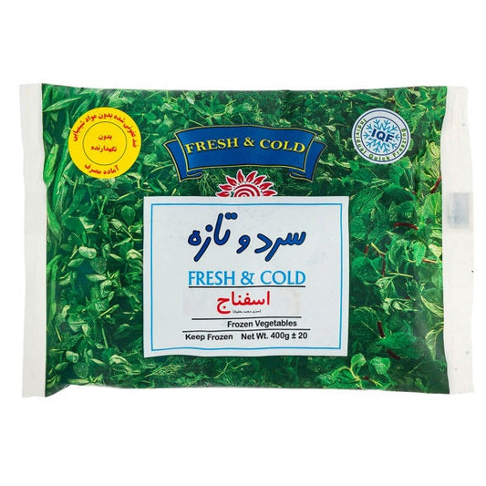 Fresh & Cold Frozen Spinach 400g