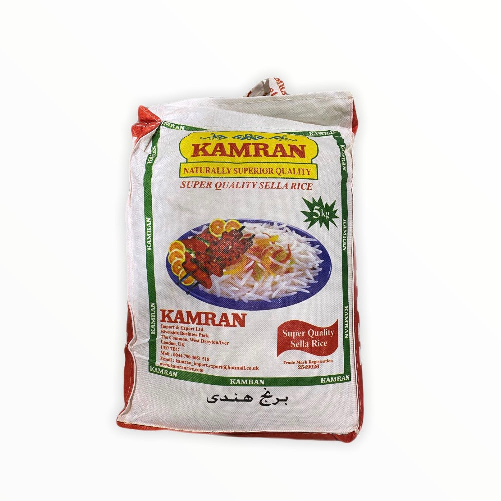 Kamran Long Grain Basmati Sella Rice 5kg